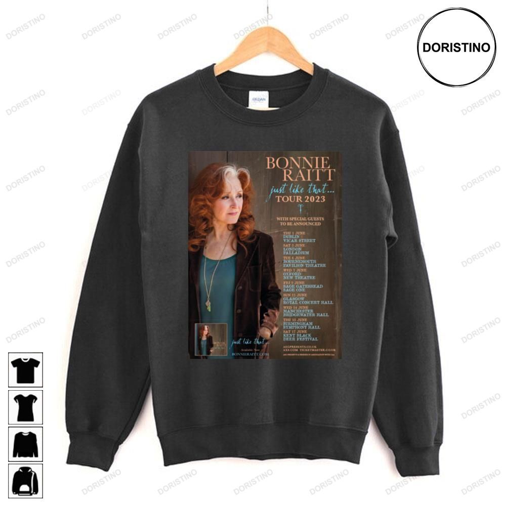 Bonnie Raitt Just Like That 2023 Tour Trending Style